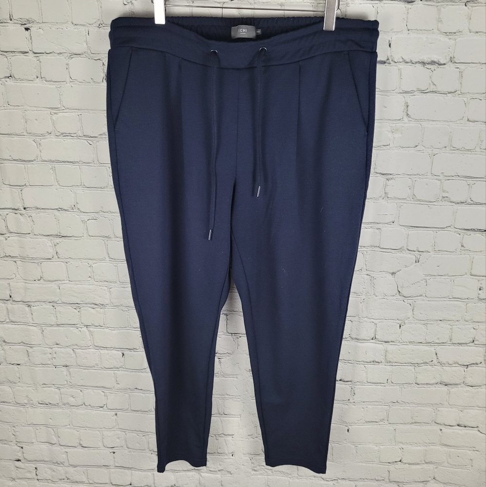 ICHI | KatePA pull-on drawstring cropped jersey pant